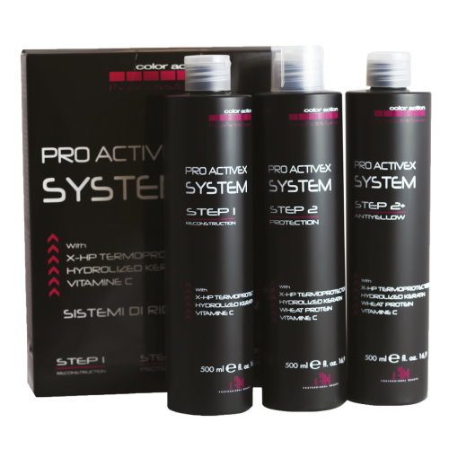 Color Action PLEX PROACTIVEX - silna regeneracja włosów 3x 500 ml.