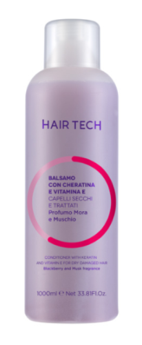 HAIR TECH Odżywka z keratyną i witaminą E 1000ml
