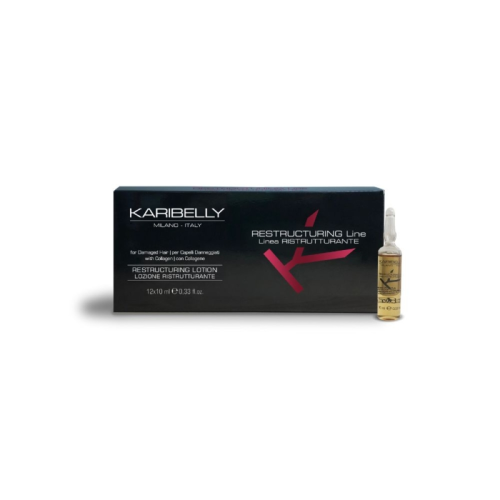 Karibelly Lozione Ristrutturante – kuracja odbudowująca z kolagenem 12 x 10ml ampułki