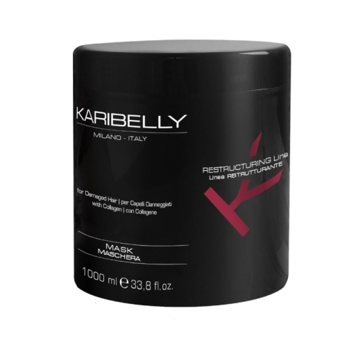 Karibelly Maschera Ristrutturante 1000 ml – maska odbudowująca z kolagenem