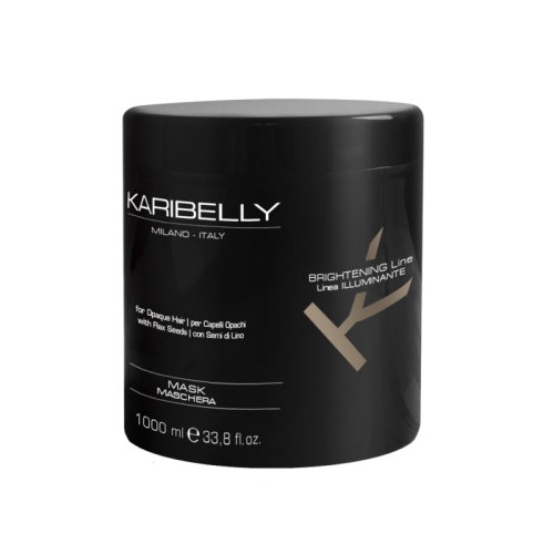 Karibelly Illuminante Semi Lino – maska rozświetlająca z olejem lnianym 1000ml