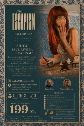 SZKOLENIE PAUL RIVERA "THE ESCAPISM" 