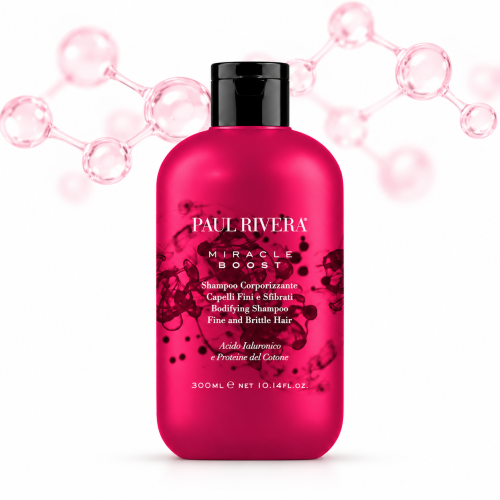 PAUL RIVERA MIRACLE BOOST - Szampon wypełniający z kwasem hialuronowym 300ml