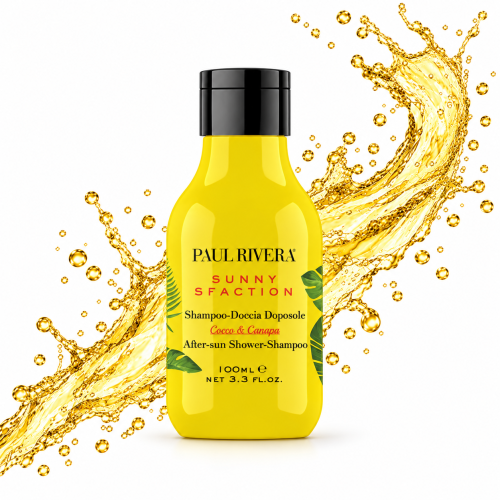 Paul Rivera Sunny Sfaction Szampon Żel 2w1 po Opalaniu Włosy Ciało 100 ml